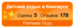 Рейтинг на 7ya детский отдых Кемпиус